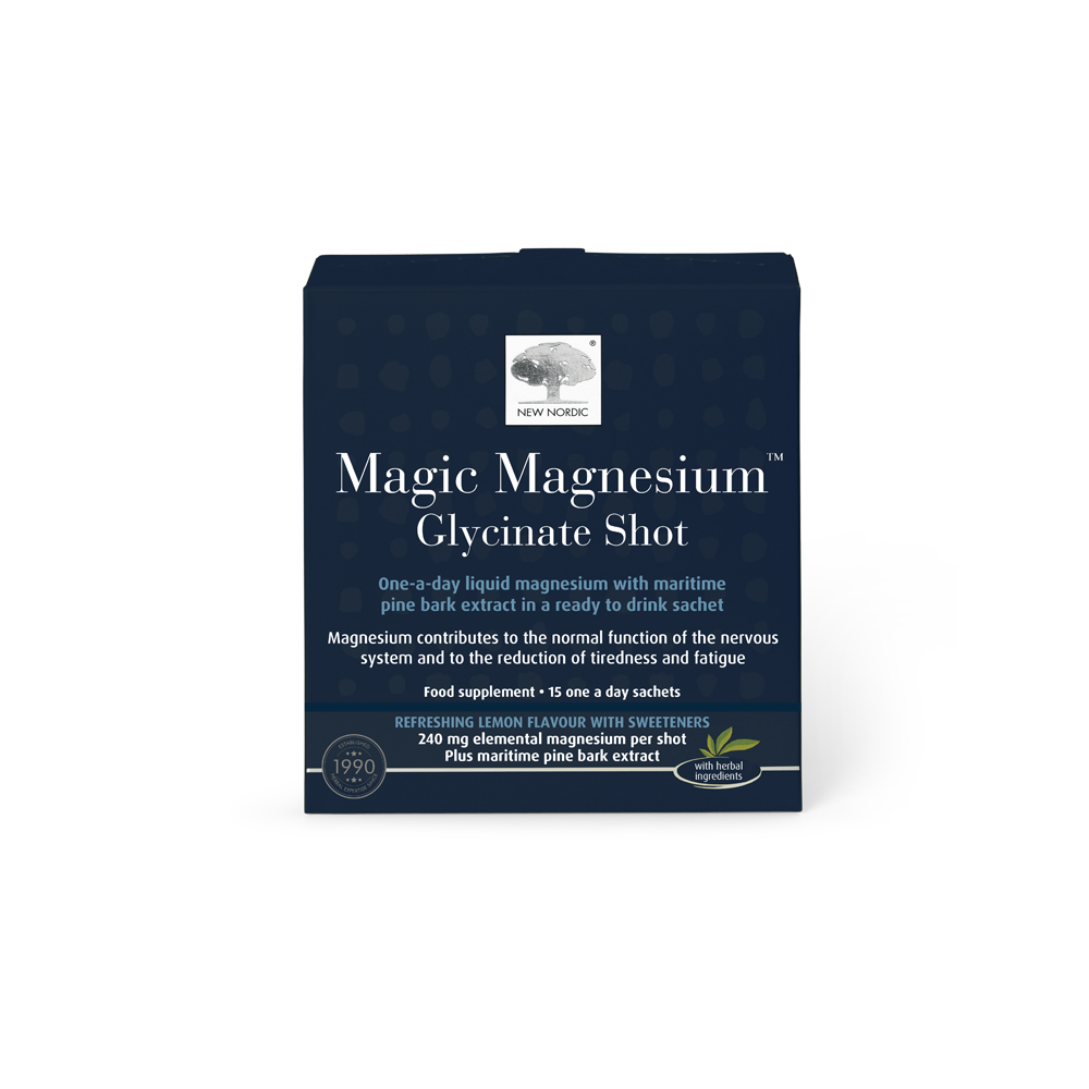 New Nordic Magic Magnesium Glycinate Shot 15 Sachets New Nordic Magic Magnesium Glycinate Shot 15 Sachets