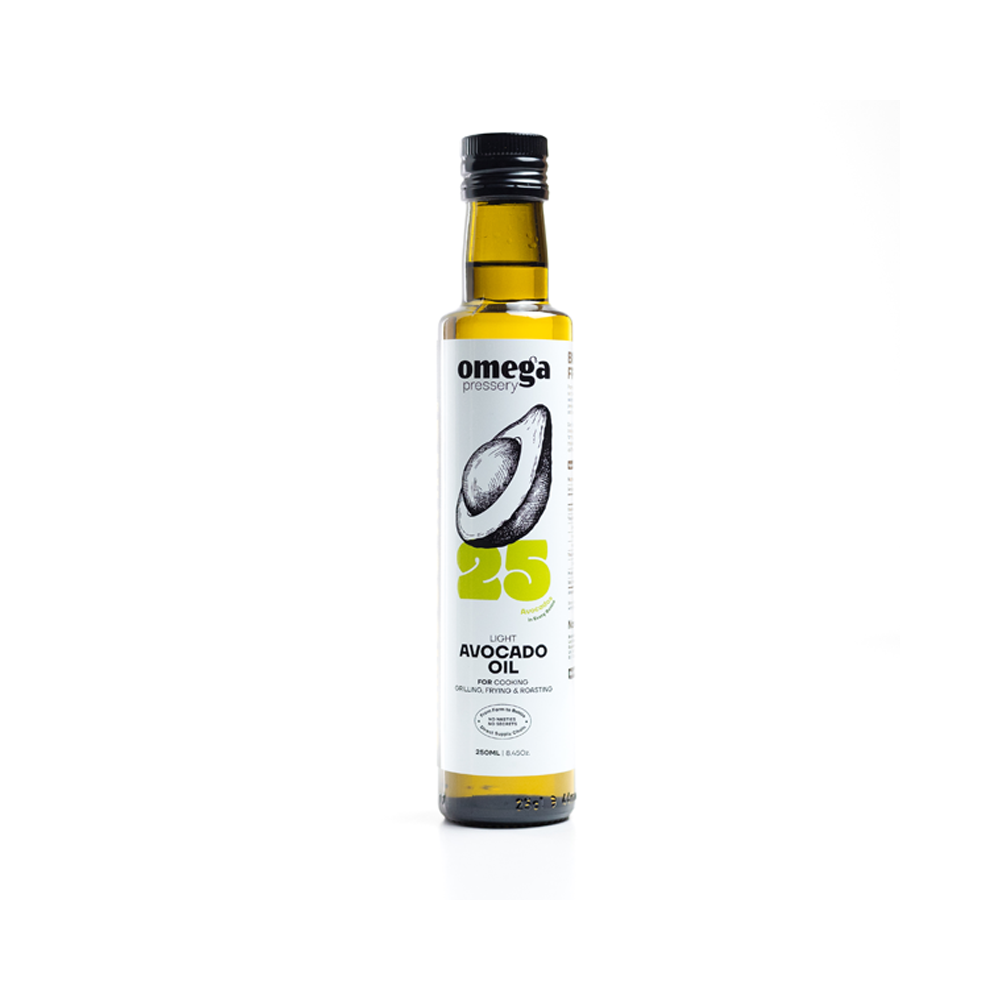Omega Pressery Light Avocado Oil For Cooking 250ml