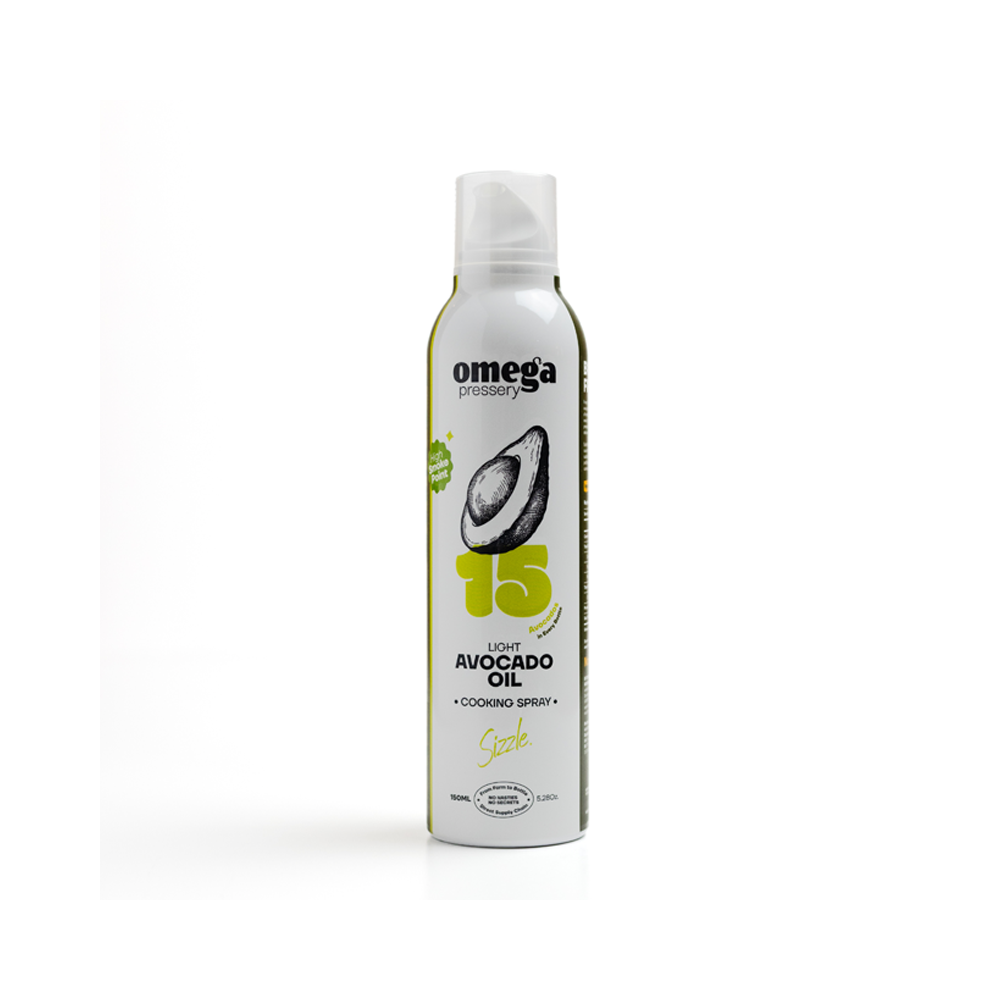 Omega Pressery Light Avocado Oil Cooking Spray 150ml Omega Pressery Light Avocado Oil Cooking Spray 150ml