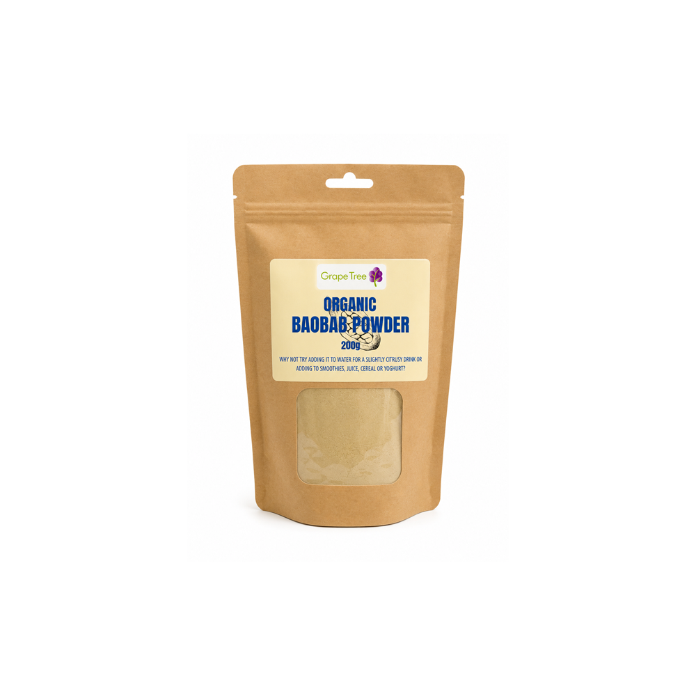 Grape Tree Organic Baobab Powder 200g