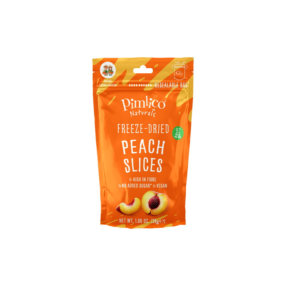 Pimlico Freeze Dried Peach Slices 30g Pimlico Freeze Dried Peach Slices 30g