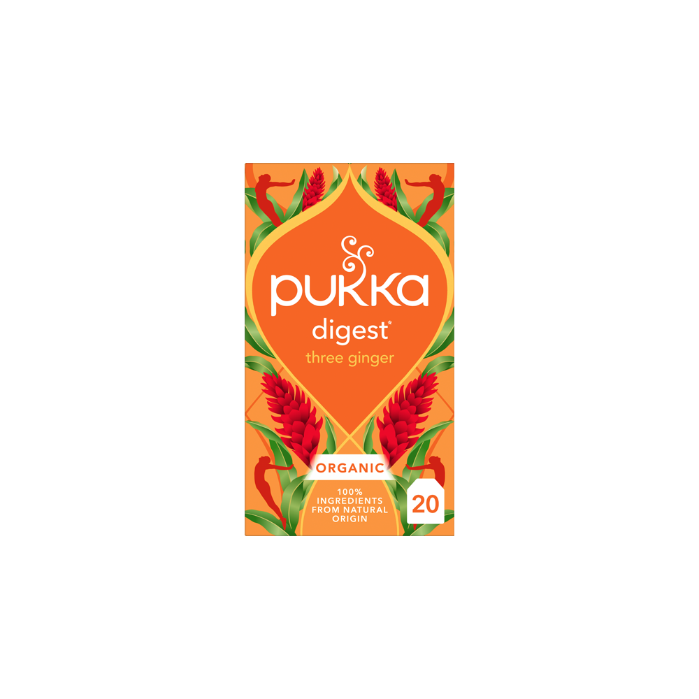 Pukka Organic Three Ginger Herbal Tea 20 Bags Pukka Organic Three Ginger Herbal Tea 20 Bags