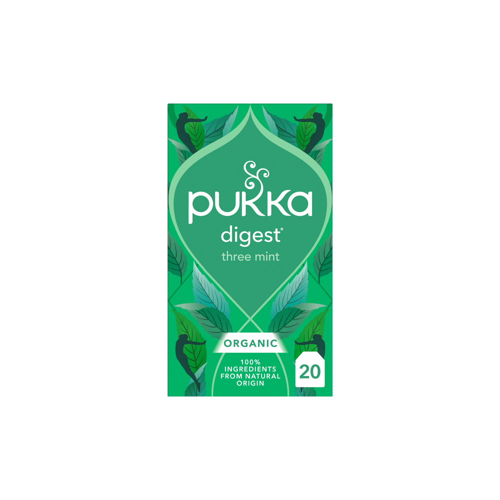 Pukka Organic Three Mint Herbal Tea 20 Bags Pukka Organic Three Mint Herbal Tea 20 Bags
