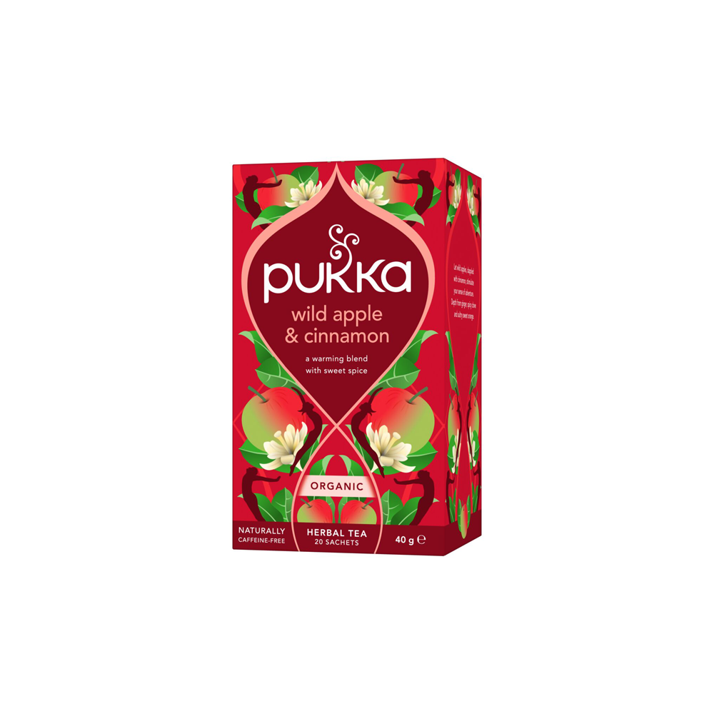 Pukka Organic Wild Apple & Cinnamon 20 Bags Pukka Organic Wild Apple & Cinnamon 20 Bags