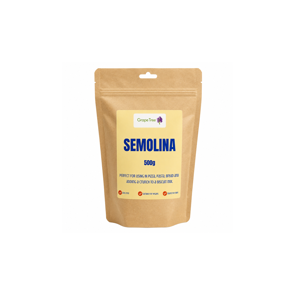Grape Tree Semolina 500g
Grape Tree Semolina 500g