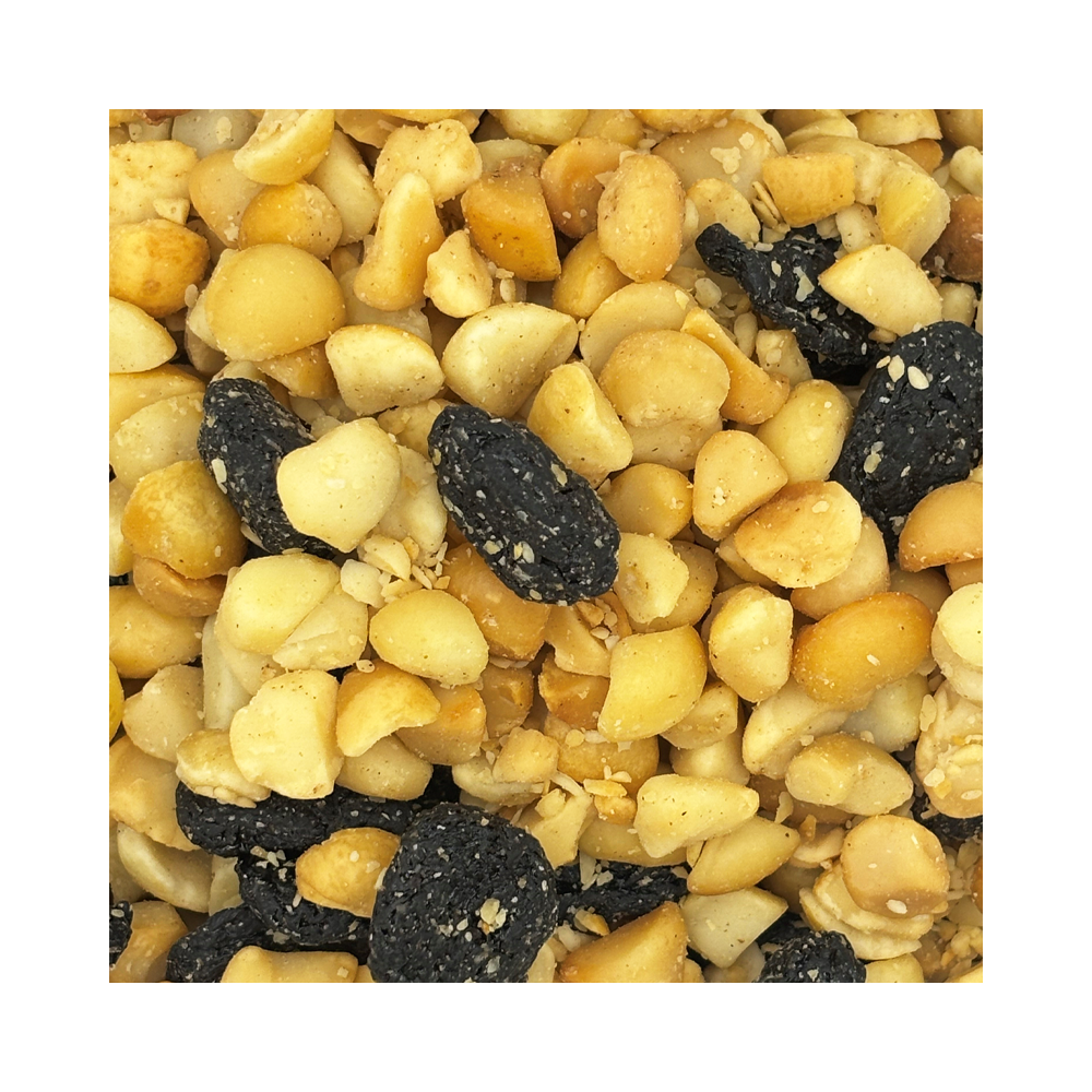 Sun Dried Cherries And Roasted Macadamias 500g Sun Dried Cherries And Roasted Macadamias 500g