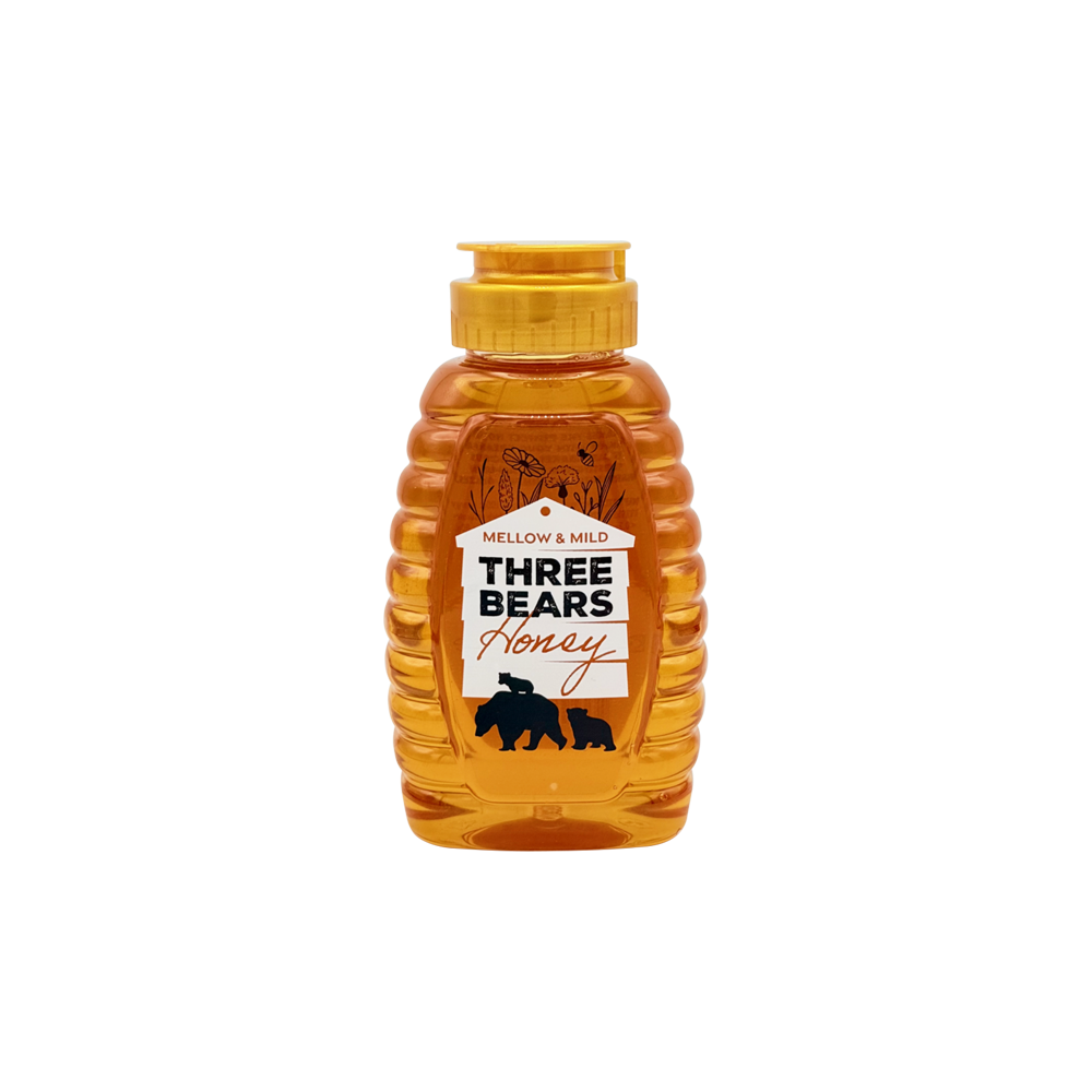 Three Bears Mellow And Mild Clear Honey 340g Three Bears Mellow And Mild Clear Honey 340g