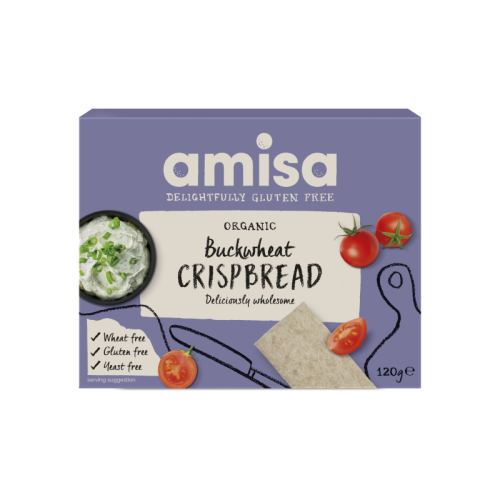 Amisa Organic Gluten Free Buckwheat Crispbread 120g