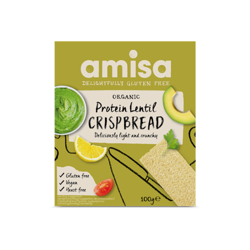 Amisa Organic Protein Crispbread 100g