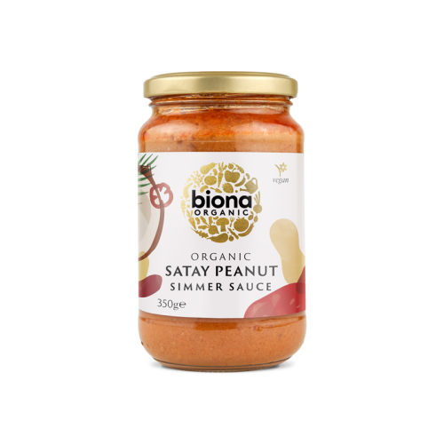 Biona Organic Satay Peanut Simmer Sauce 350g