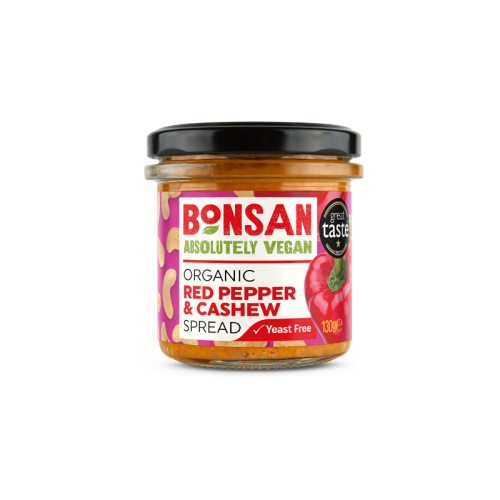 Bonsan Organic Vegan Cashew Bell Pepper Pate 130g