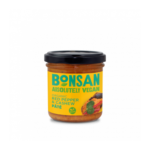 Bonsan Organic Vegan Cashew Bell Pepper Pate 130g