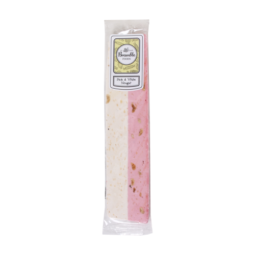 Pink and White Nougat 125g