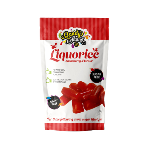 Candy Shack Strawberry Sugar Free Liquorice 120g