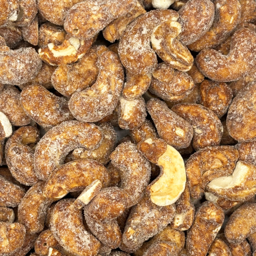 Cinnamon And Honey Roasted Cashews 500g