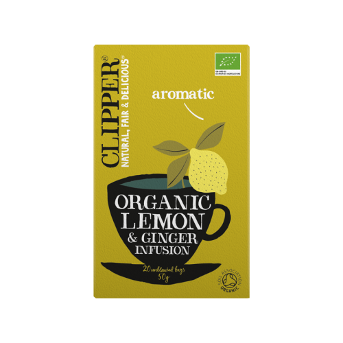 Clipper Organic Lemon And Ginger 20 Teabags