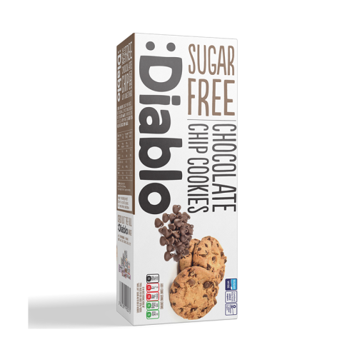Diablo Sugar Free Chocolate Chip Cookies 130g
