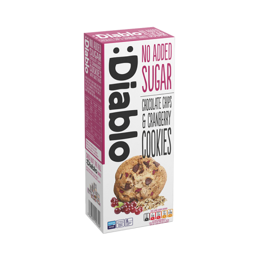 Diablo Chocolate Chip &amp; Cranberry Cookies 135g