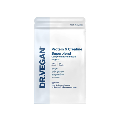 Dr Vegan Protein And Creatine Superblend Powder 450g