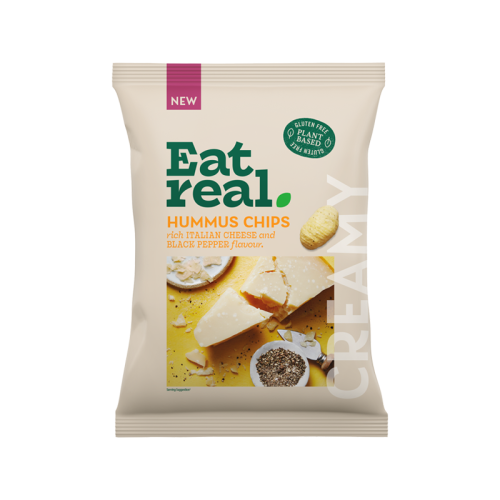 Eat Real Hummus Italian Cheese And Black Pepper 110g