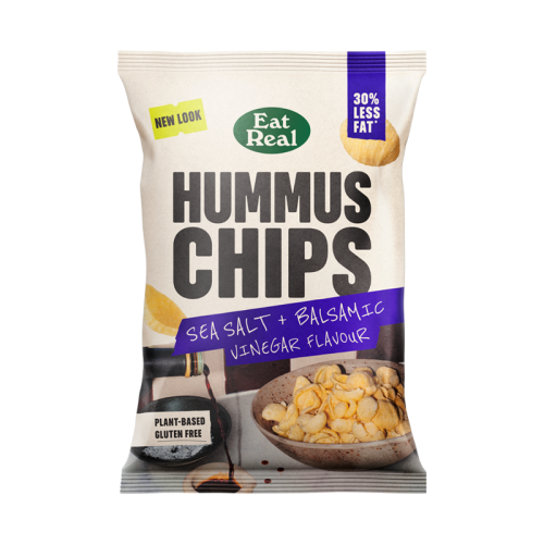 Eat Real Hummus Sea Salt and Balsamic Vinegar 135g