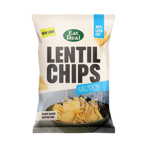 Eat Real Lentil Chips Salted