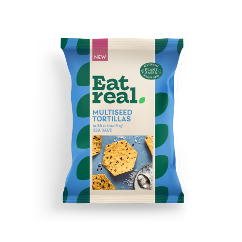 Eat Real Multiseed Tortillas Sea Salt 160g