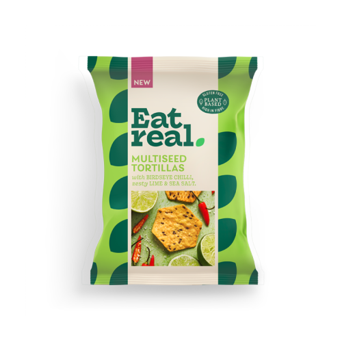 Eat Real Multiseed Tortillas Chilli And Lime 160g