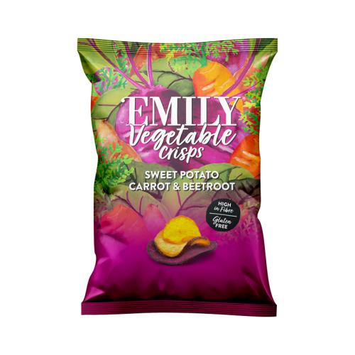 EMILY Veg Crisps Rainbow Roots 100g