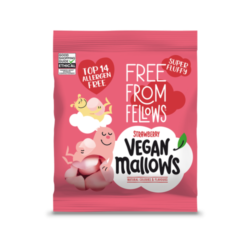 Free From Fellows Vegan Strawberry Mallows 105g