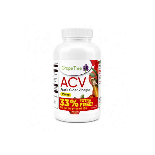 Grape Tree Apple Cider Vinegar 500mg 240 Tablets