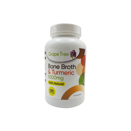 Grape Tree Bone Broth And Turmeric Capsules 1000mg 120s