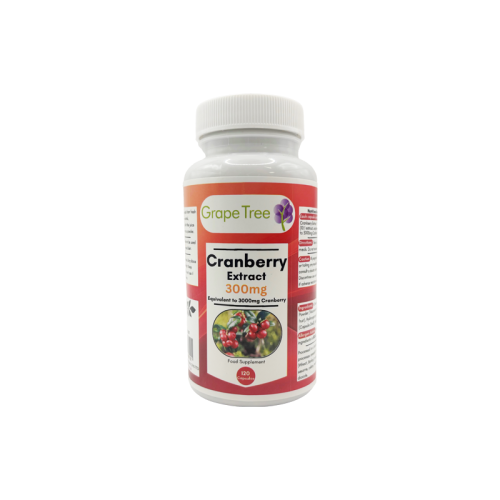 Grape Tree Cranberry Extract 300mg 120 Capsules