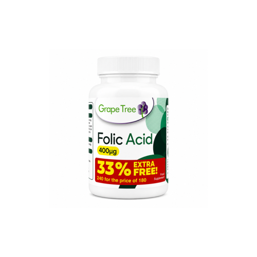 Grape Tree Folic Acid 400ug 240 Capsules
