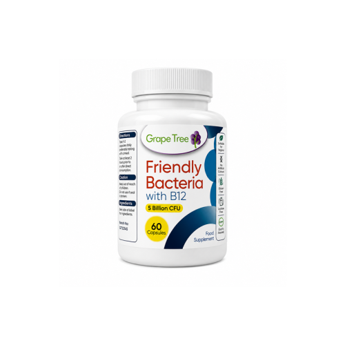 Grape Tree Friendly Bacteria With Vitamin B12 60 Capsules
