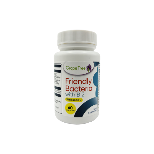 Grape Tree Friendly Bacteria With Vitamin B12 60 Capsules