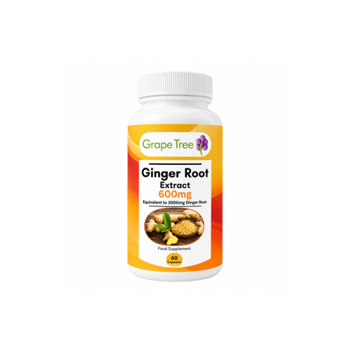 Grape Tree Ginger Root 600mg 60 Capsules