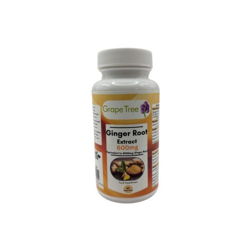 Grape Tree Ginger Root 600mg 60 Capsules