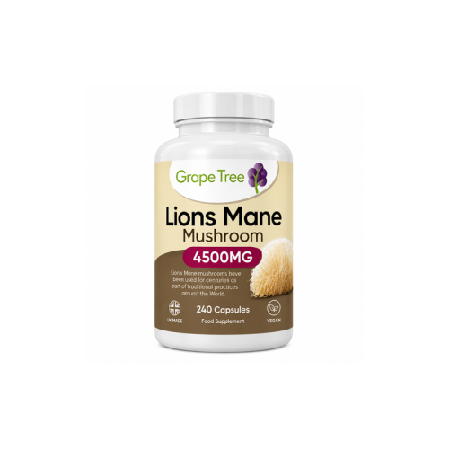 Grape Tree Lions Mane Mushrooms 4500mg