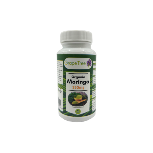 Grape Tree Organic Moringa 350mg 60 Capsules