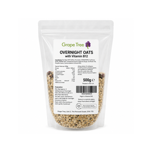 Grape Tree Overnight Oats With Vitamin B12 500g