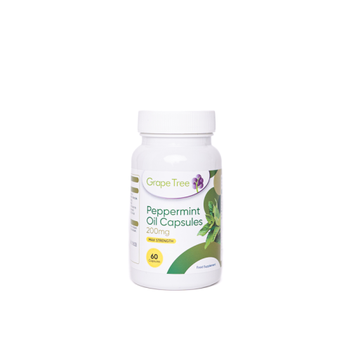 Grape Tree Extra Strength Peppermint Oil 200mg 60 Capsules