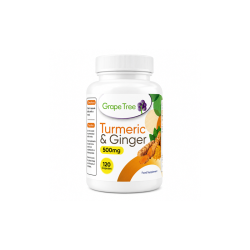 Grape Tree Turmeric And Ginger 500mg 120 Capsules