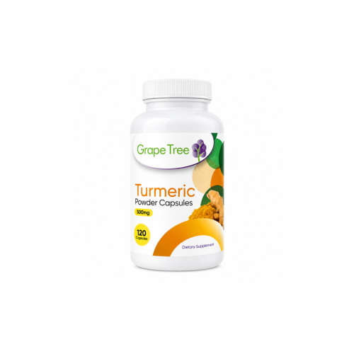 Grape Tree Turmeric Powder Capsules 500mg 120s