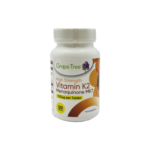 Grape Tree Vitamin K2 100mcg 120 Tablets