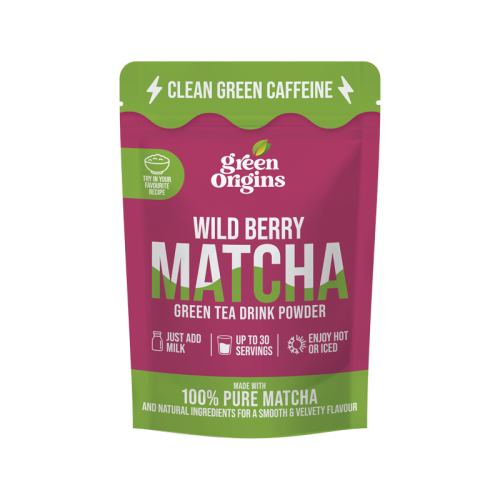 Green Origins Wild Berry Matcha Powder 75g