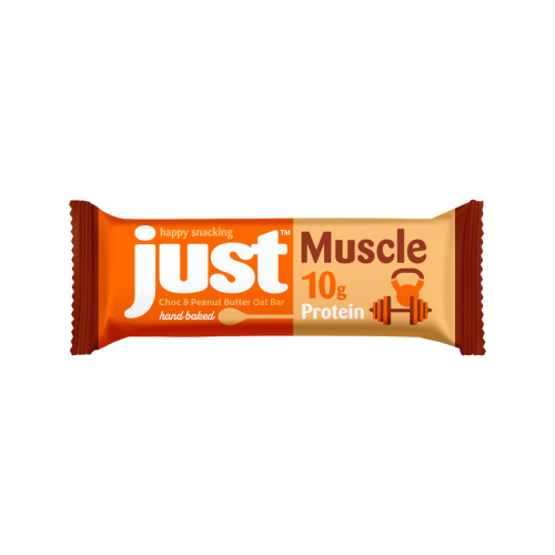 Just Muscle Chocolate And Peanut Butter Oat Bar 70g
