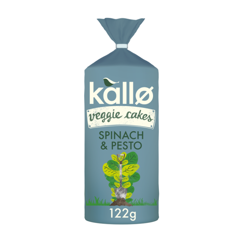 Kallo Spinach And Pesto Veggie Cakes 122g