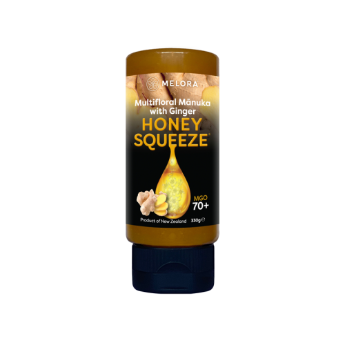 Melora Manuka Honey And Ginger Squeeze 330g