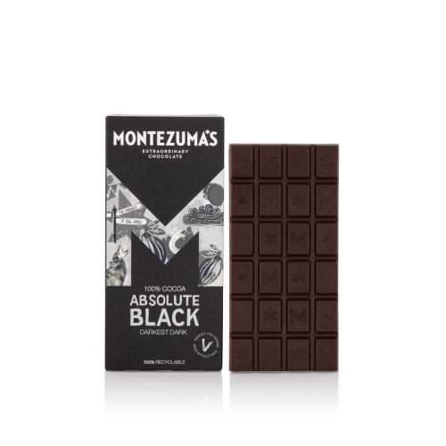 Montezuma’s Absolute Black 100% Cocoa Bar 90g